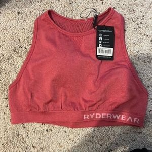 Light red sport bra brand new with tags